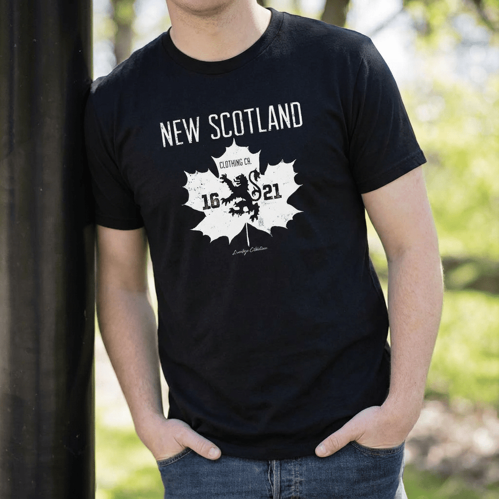 Maple Leaf Tee – Canadian Made Heritage Apparel - New Scotland Co.