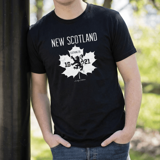Maple Leaf Tee – Canadian Made Heritage Apparel - New Scotland Co.